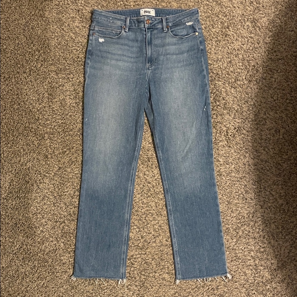 Paige Cindy high rise straight ankle jeans -size 30
